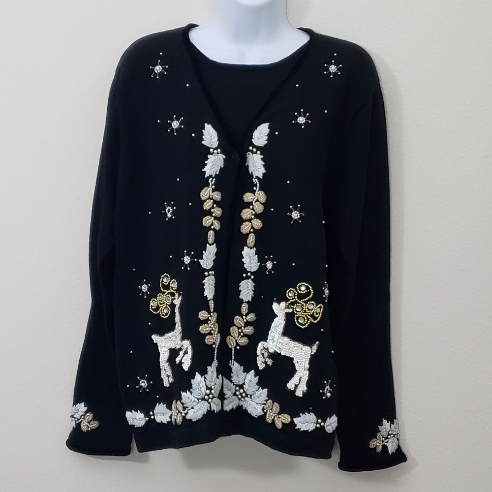 Victoria Jones Christmas sweater XL